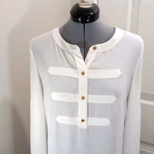 Banana Republic White  Blouse